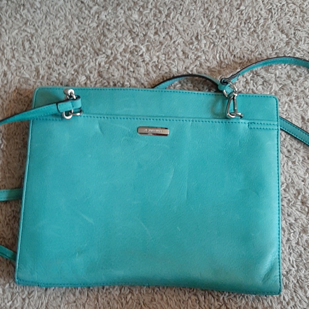 B. Makowsky teal iPad carrying case